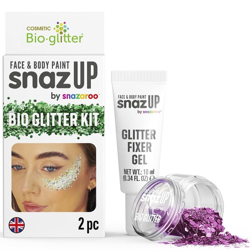 Snazaroo, Bio Glitter Kit, Fuchsia
