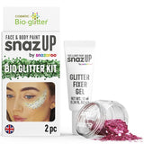 Snazaroo, Bio Glitter Kit, Rose Pink