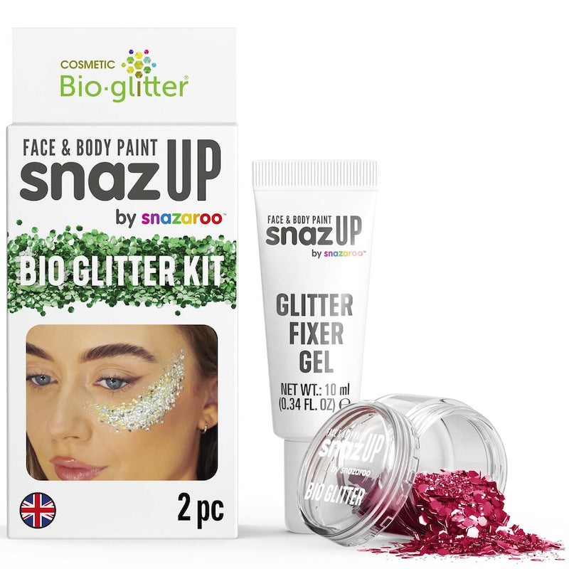 Snazaroo, Bio Glitter Kit, Red