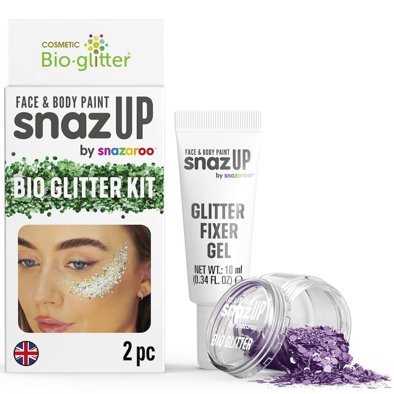 Snazaroo, Bio Glitter Kit, Violet