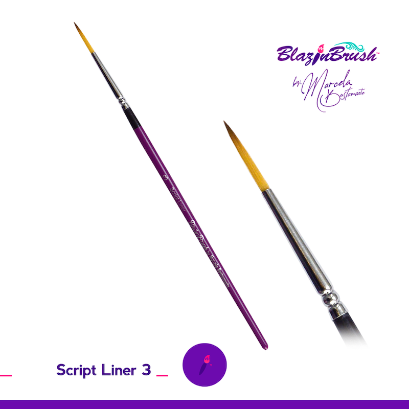Blazin Brush, Script Liner 3