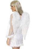 Angel Wings, Feathered, Large