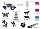 Chloïs Glitter Tattoo Kits, Girl