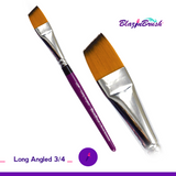 Blazin Brush, Angle, Long 3/4"