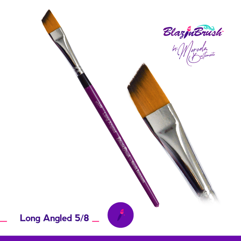 Blazin Brush, Angle, Long 5/8"