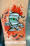 Ooh Stencils, Halloween Mummy