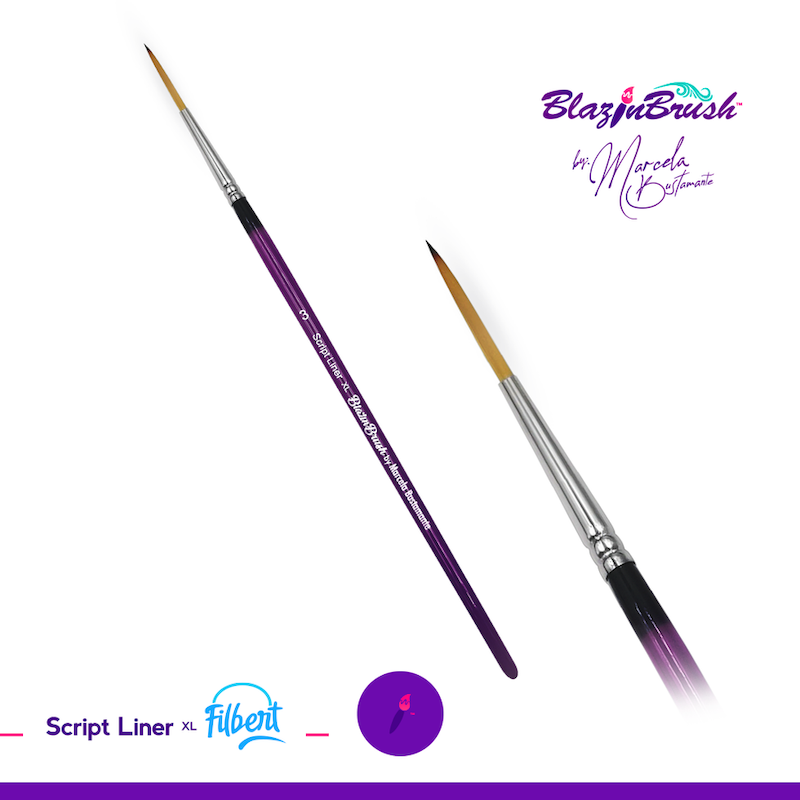 Blazin Brush, Script Liner 3 xl