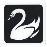 Tattoo Stencil, Swan