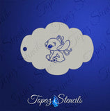 Topaz, Stitch, Angel Sitting