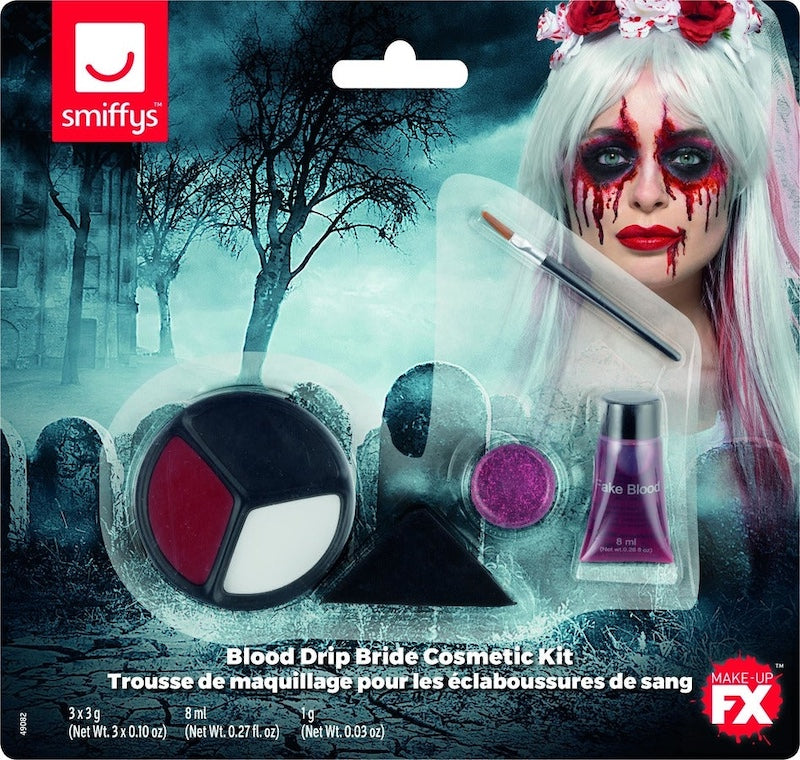 Blood Drip Bride Make Up Kit