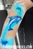 Ooh Stencils, Tattoo, Dolphin