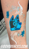 Ooh Stencils, Blue Pup