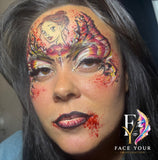 clive stencil-Princess Face Painting Stencil