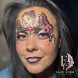 clive stencil-Princess Face Painting Stencil