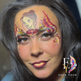clive stencil-Princess Face Painting Stencil