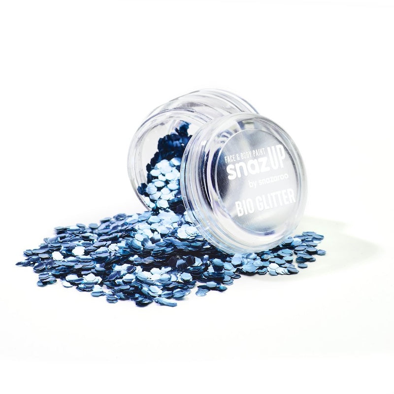 Snazaroo, Bio Glitter, Chunky Ocean Blue