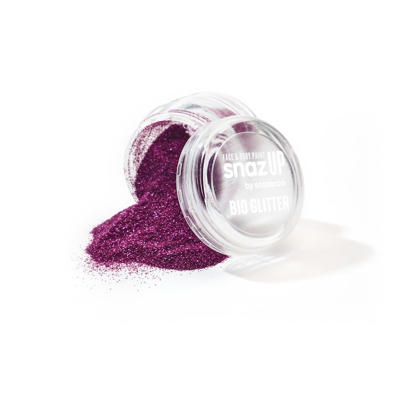 Snazaroo, Bio Glitter, Fine Fuchsia