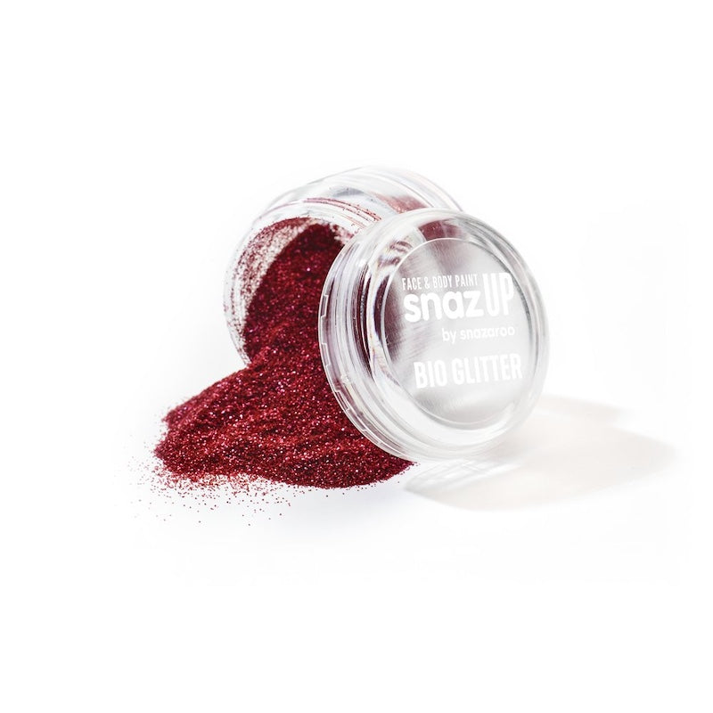 Snazaroo, Bio Glitter, Fine Red