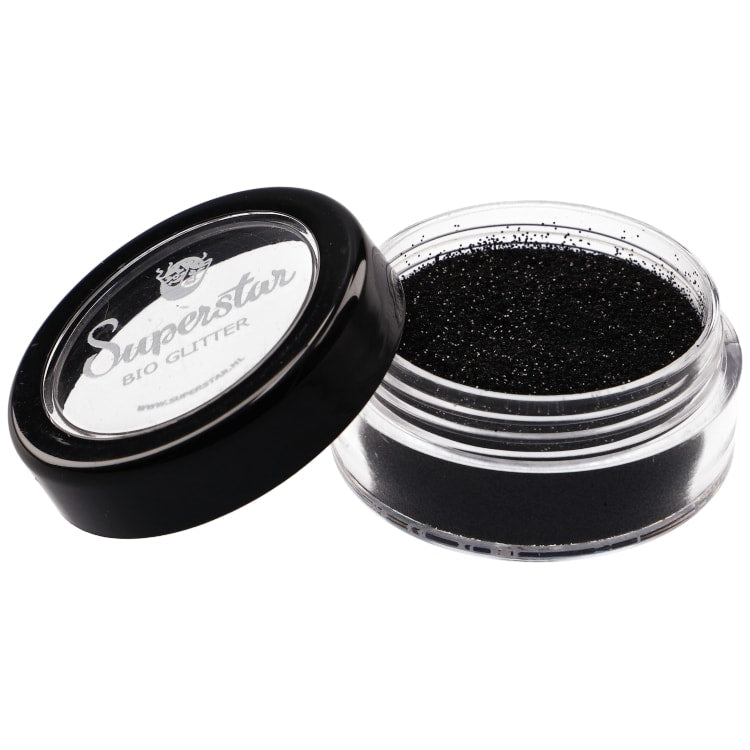 Biodegradable Glitter, Black Fine