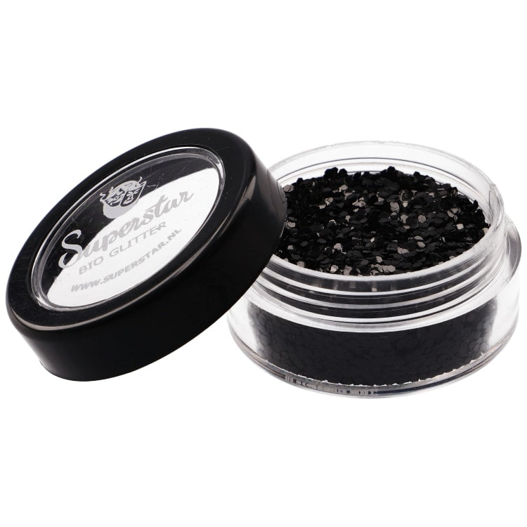 Biodegradable Glitter, Black Chunky