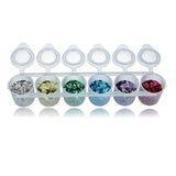 6 Pot Chunky Glitter, Biodegradable Basic 90ml
