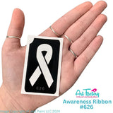 Tattoo Stencil, Awareness Ribbon