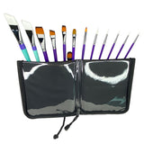 Brush Wallet, Double Row, Black (New)