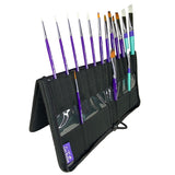 Brush Wallet, Double Row, Black (New)