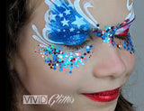 Vivid, Gleam Glitter Cream 30g, Red, White, Boom