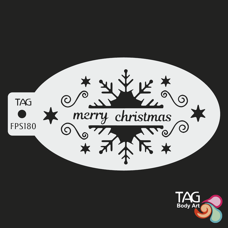 Tag, Snowflake Christmas