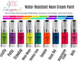 GTX, Cream Body Paint, Neon, Texas Sky