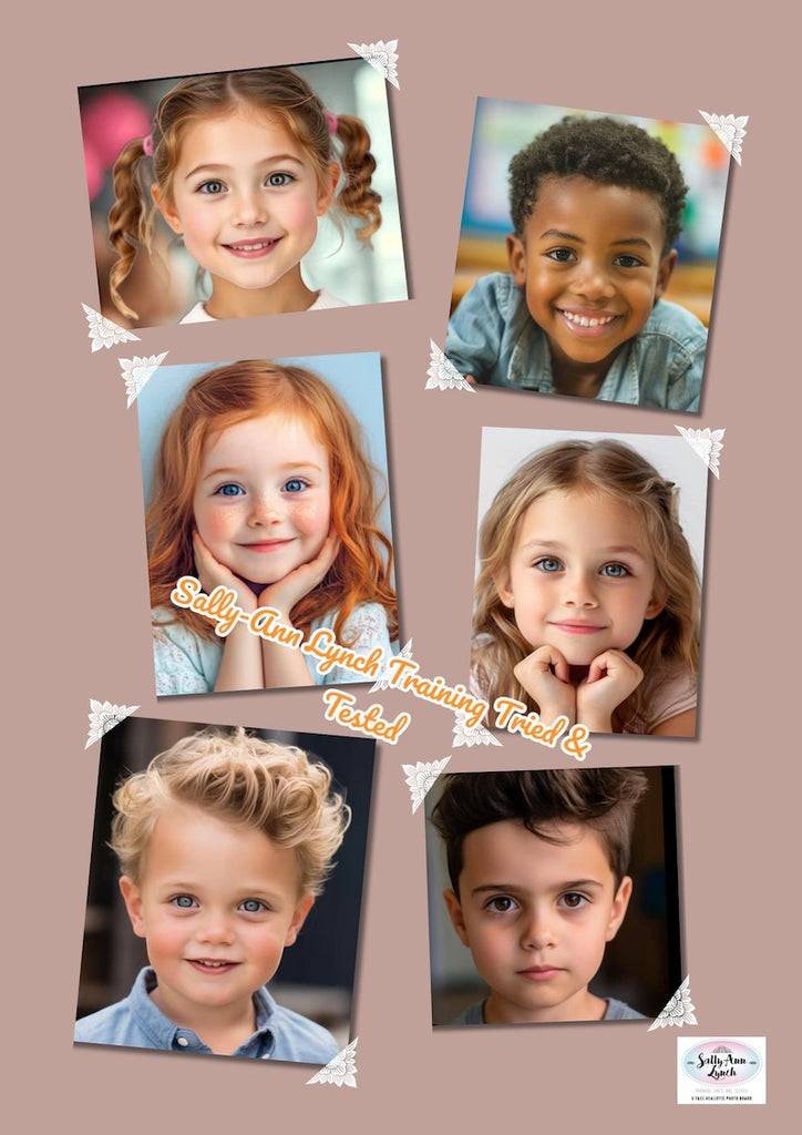 Sally Ann Practice Board, Photo Album Portrait