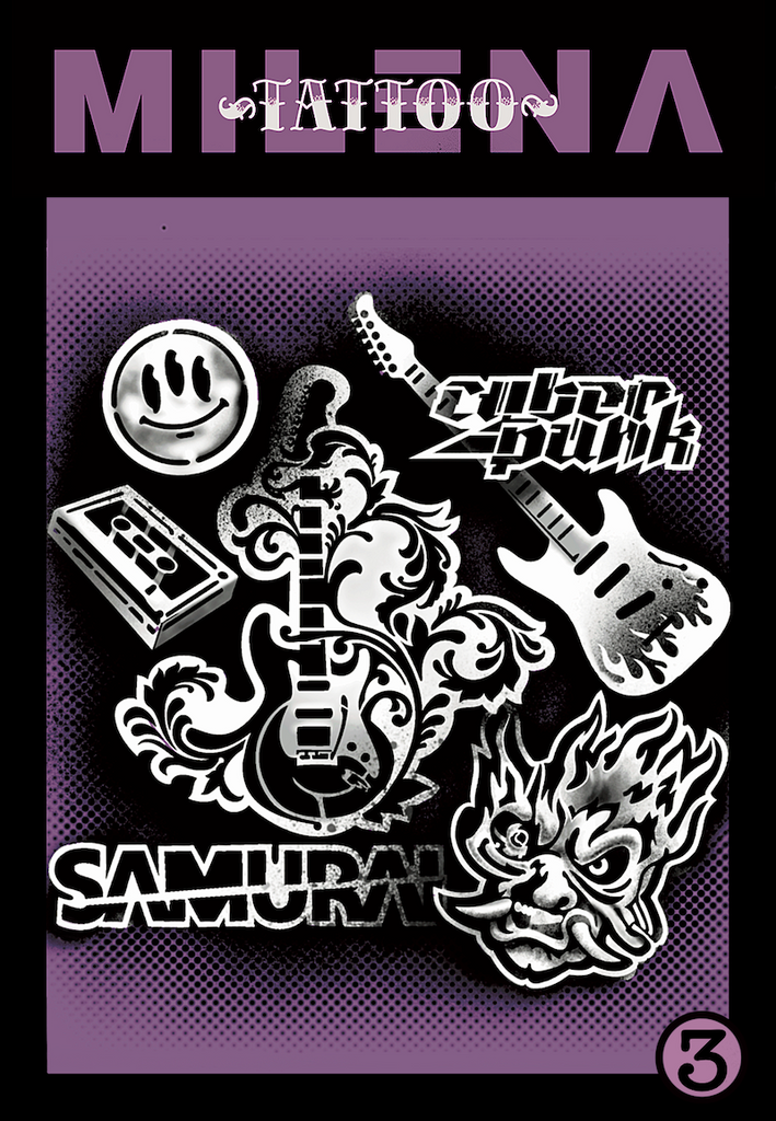 Milena, Airbrush No.3, Samurai