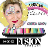 Fusion, Rainbow Cake, Lodie Up, Cotton Candy