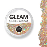 Vivid, Gleam Glitter Cream 10g, Peach Fuzz
