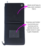 Brush Wallet, Ultimate, Black/Black (V1)