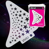 Vibrant Stencils, Starry Cluster