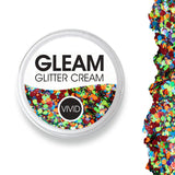 Vivid, Gleam Glitter Cream 10g, Summer Rainbow
