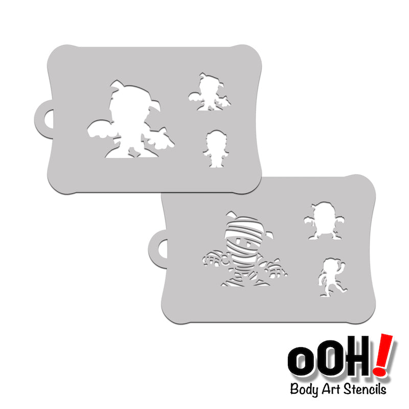 Ooh Stencils, Halloween Mummy