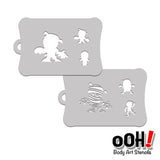 Ooh Stencils, Halloween Mummy