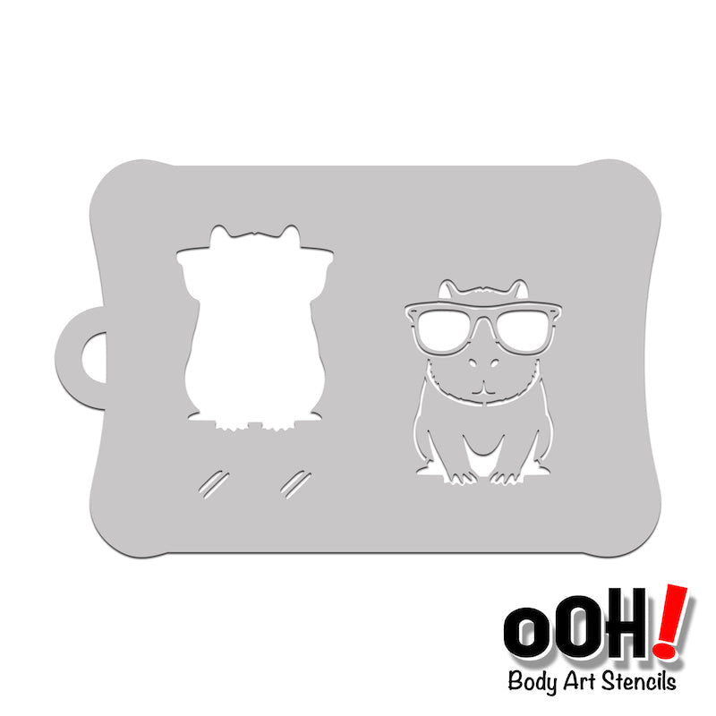 Ooh Stencils, Tattoo, Cool Capybara