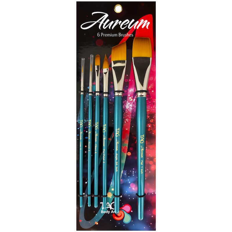 Aureum, Brush Set, 6 piece