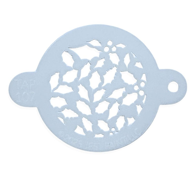 Tap Stencil, Holly Leaf Pattern