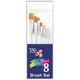 Tag, Brush Set, 8 piece