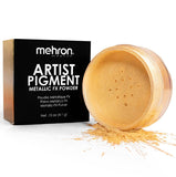Mehron, Artist Pigment, Metallic FX, White Gold