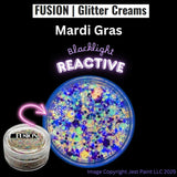 Fusion, Glitter Cream 10ml, Mardi Gras