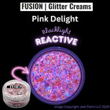 Fusion, Glitter Cream 10ml, Pink Delight