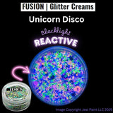 Fusion, Glitter Cream 10ml, Unicorn Disco
