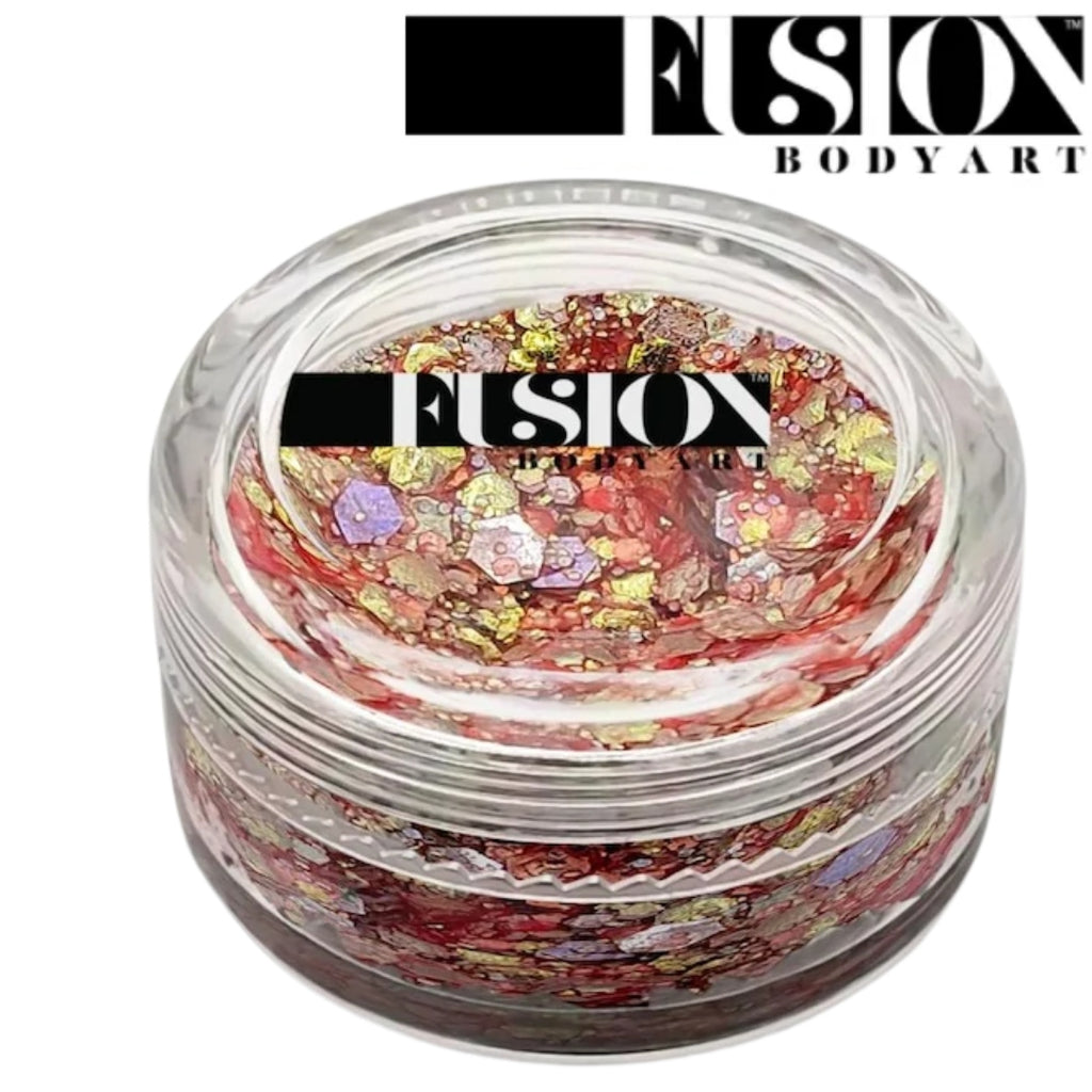Fusion, Glitter Cream 10ml, Pink Dreams