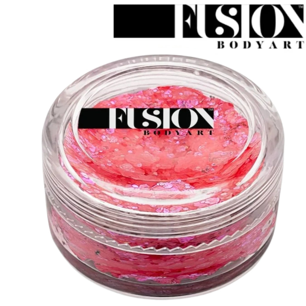 Fusion, Glitter Cream 10ml, Pink Fairy Floss
